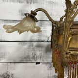 Antique brass chandelier