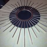 1960s Brass sun mirror 67cm