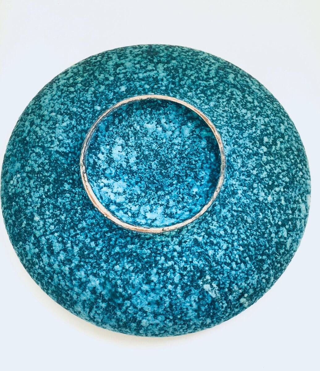 Art Ceramics Sgraffito Face Bowl by Alvino Bagni for Raymor, 1960s