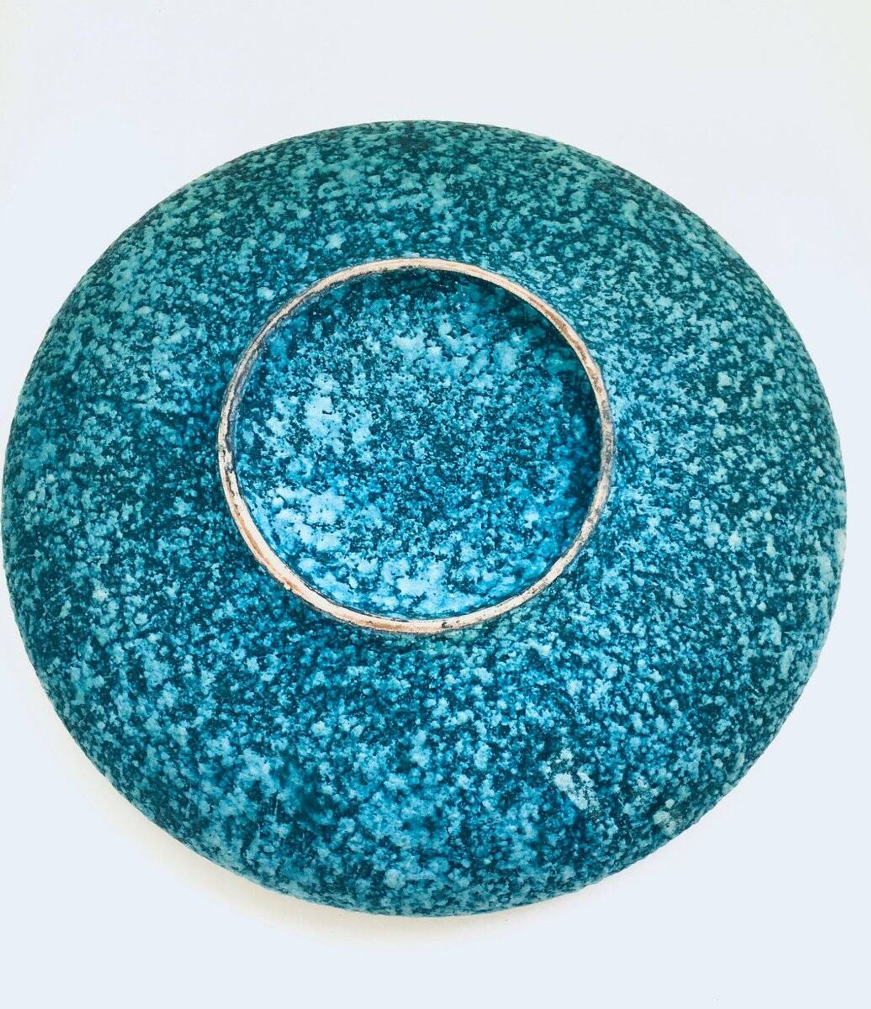 Art Ceramics Sgraffito Face Bowl by Alvino Bagni for Raymor, 1960s