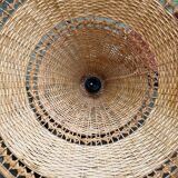 Wicker pendant lamp