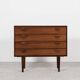 Danish chest of drawers from the 1950s with 4 drawers in rosewood by Kai Kristiansen for FM.