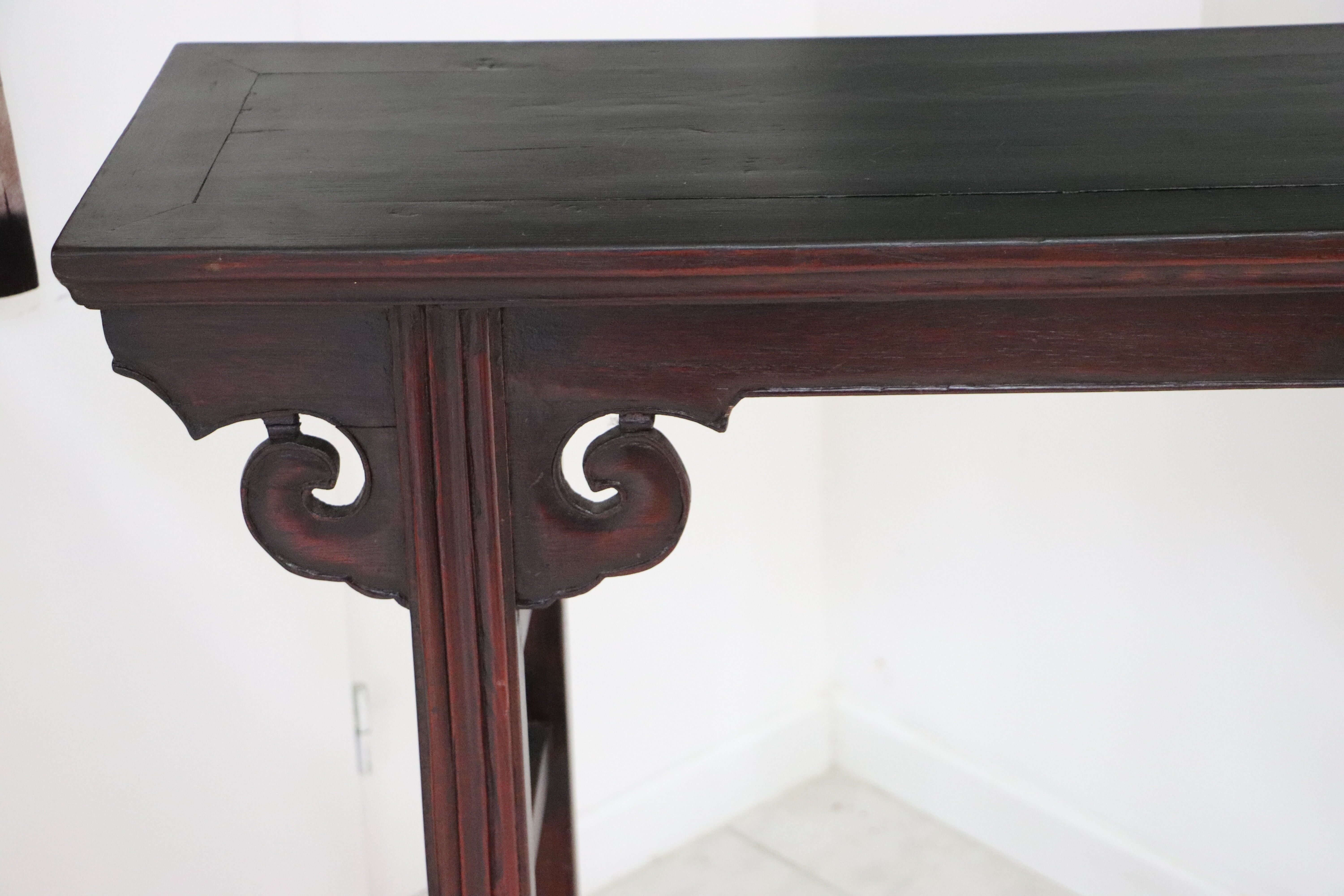 Chinese wooden console