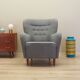 Fauteuil gris, design scandinave, production : Danemark