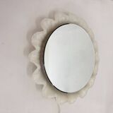 Vintage Lucite wall mirror with backlight , 1970’s , Germany