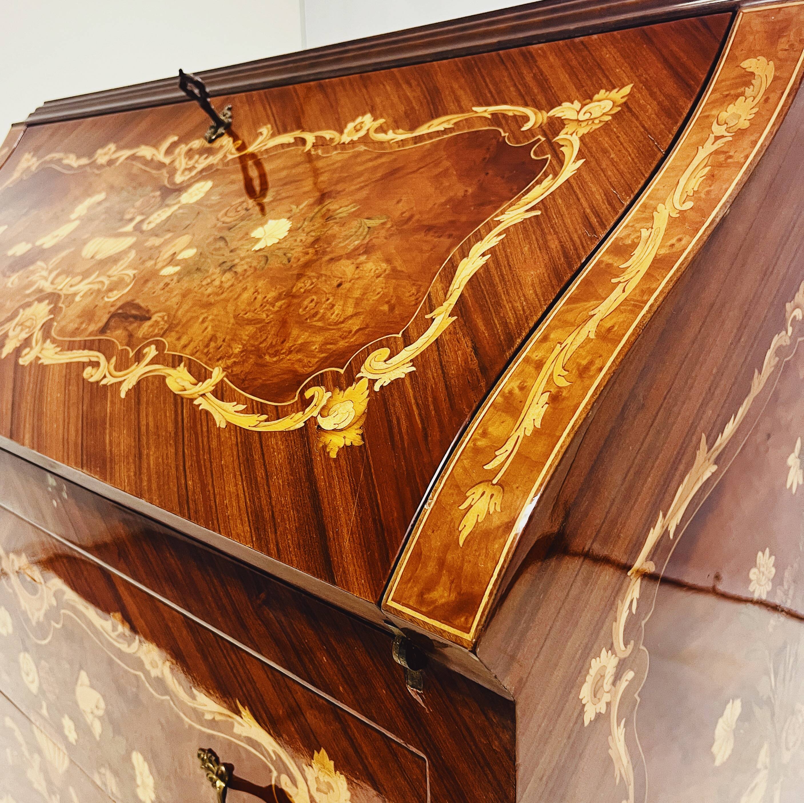 French Empire Marquetry Desk