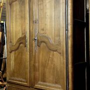 Louis XV Provençal Wardrobe in Solid Walnut from the 18th Century