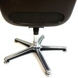 Set of 5 Chromcraft office armchairs