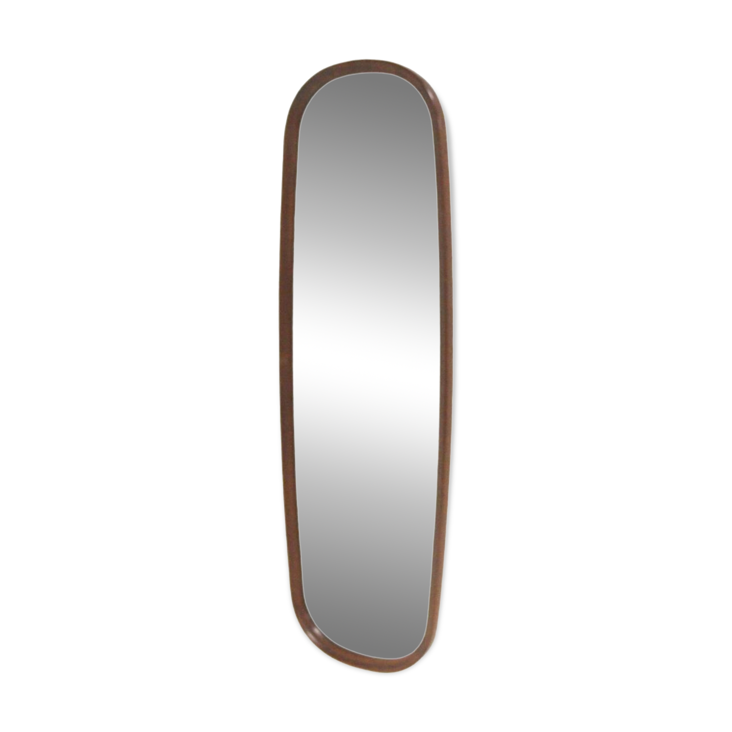 Scandinavian rosewood mirror, 120x38cm, Sweden, 1960