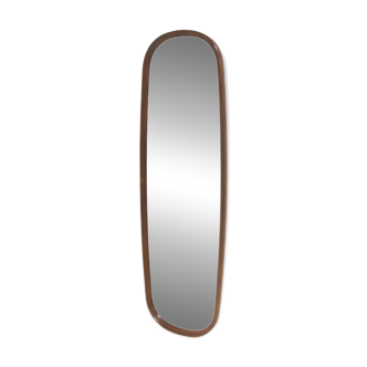 Scandinavian rosewood mirror, 120x38cm, Sweden, 1960
