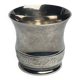 Ercuis, small baptismal cup in silver-plated metal from the 20th century.