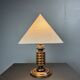 Midcentury French brutalist table lamp in the style of Charles Dudouyt, 50s
