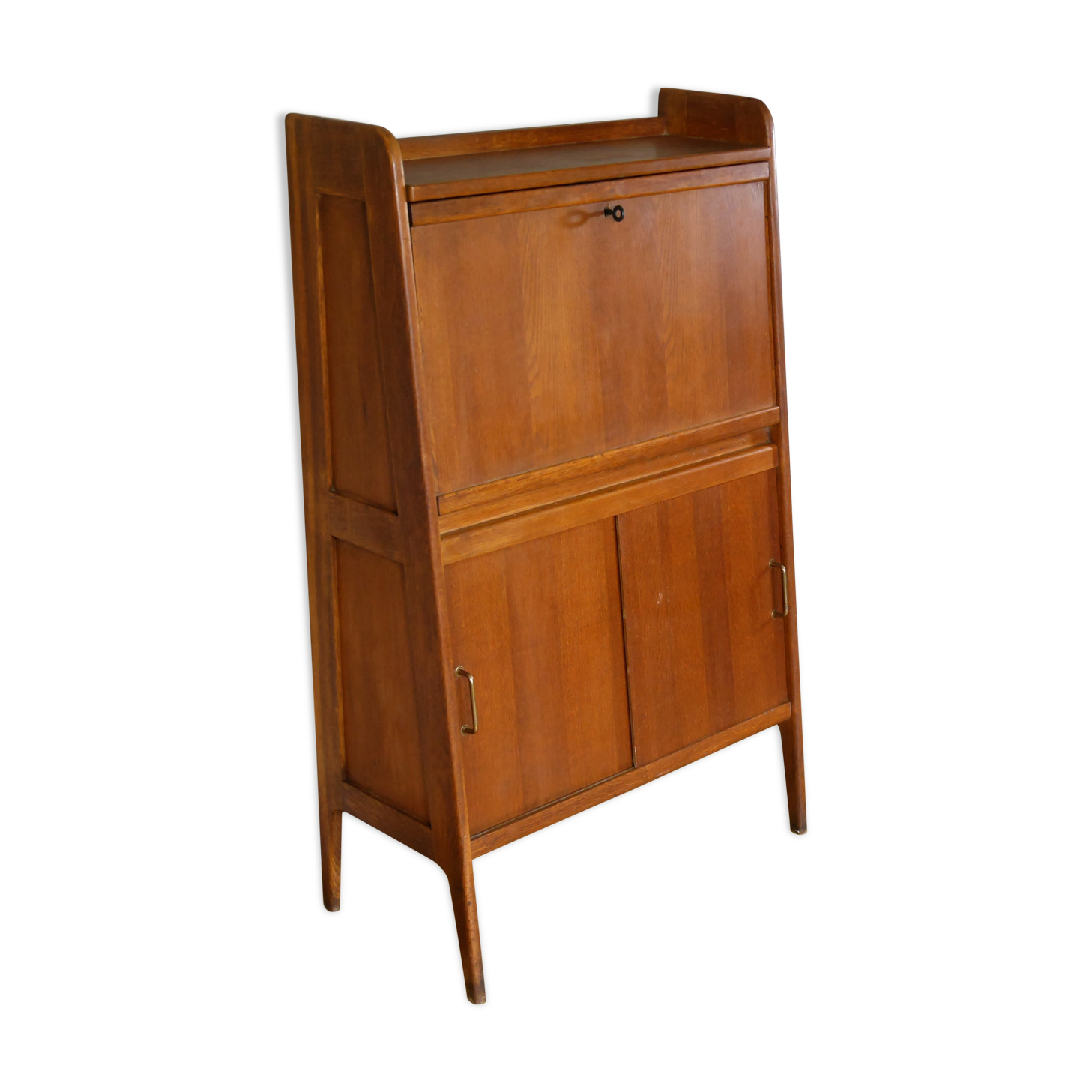 50s oak secretary