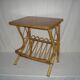 Rattan side table from the 1950s