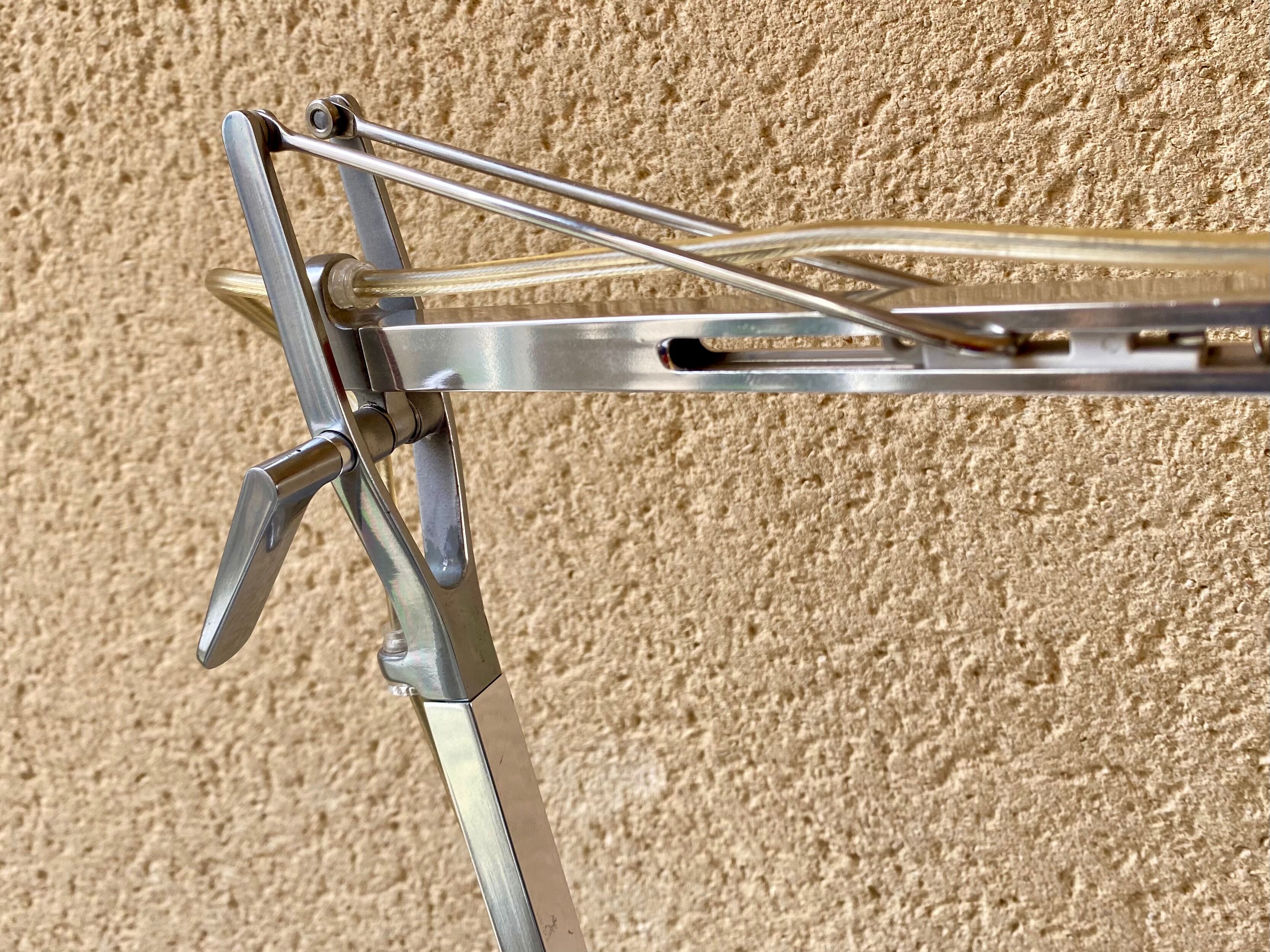 Kelvin T Flos design Antonio Citterio chrome aluminium desk lamp