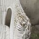 Paire de fauteuils en rotin vintage