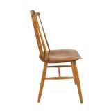 Chaise scandinave en teck "Pinnstol", suède, 1960