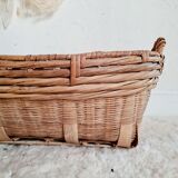 Old rattan basket or basket