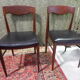 Scandinavian design chairs pair 60s