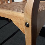 Wooden armchairs and canning