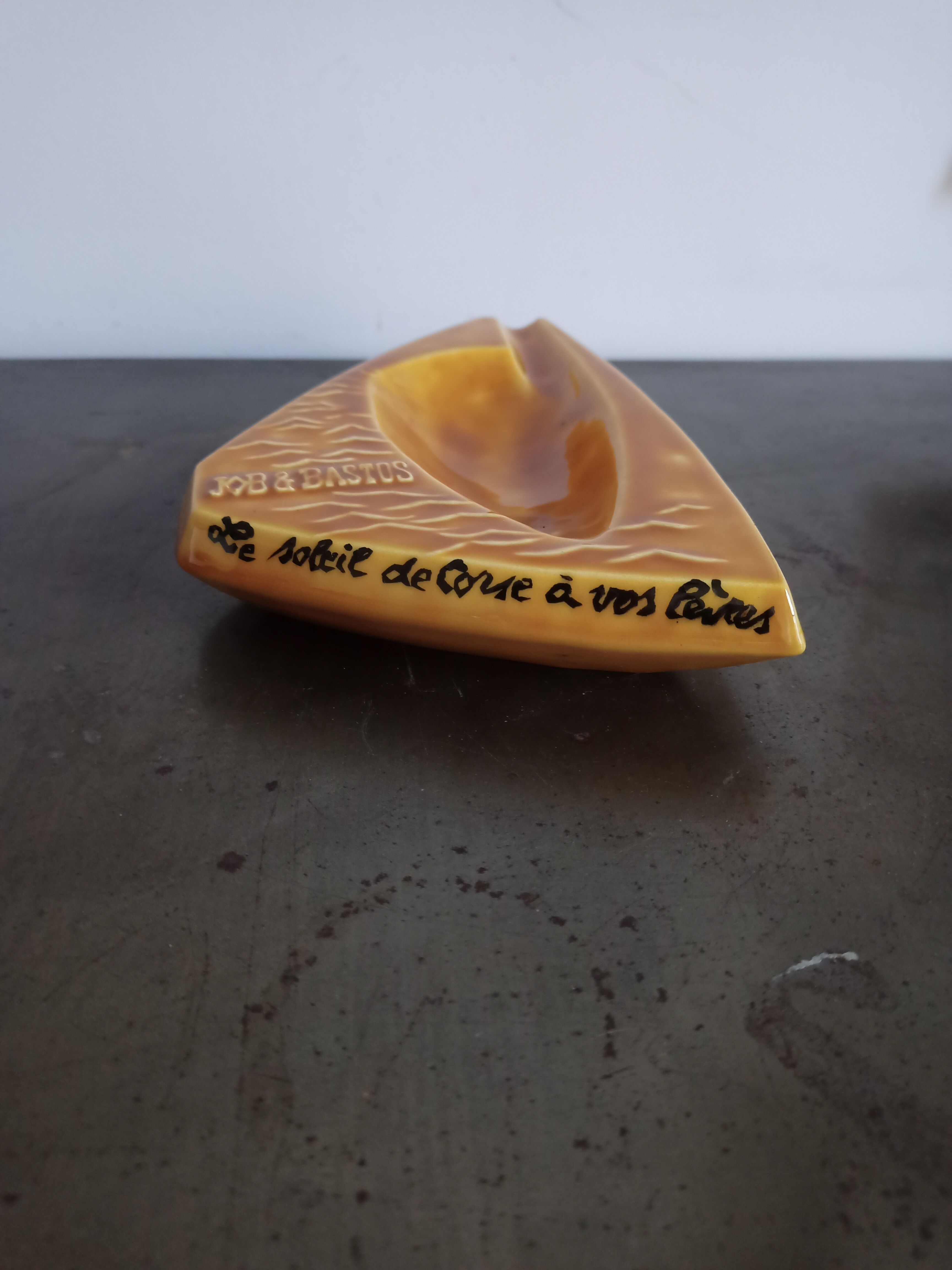 Job & Bastos Corsica ceramic counter ashtray