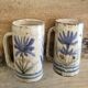 Pair of mugs Gustave Reynaud-ceramics Le Mûrier- 1950s/60s