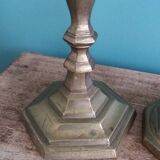Bronze or brass candlesticks