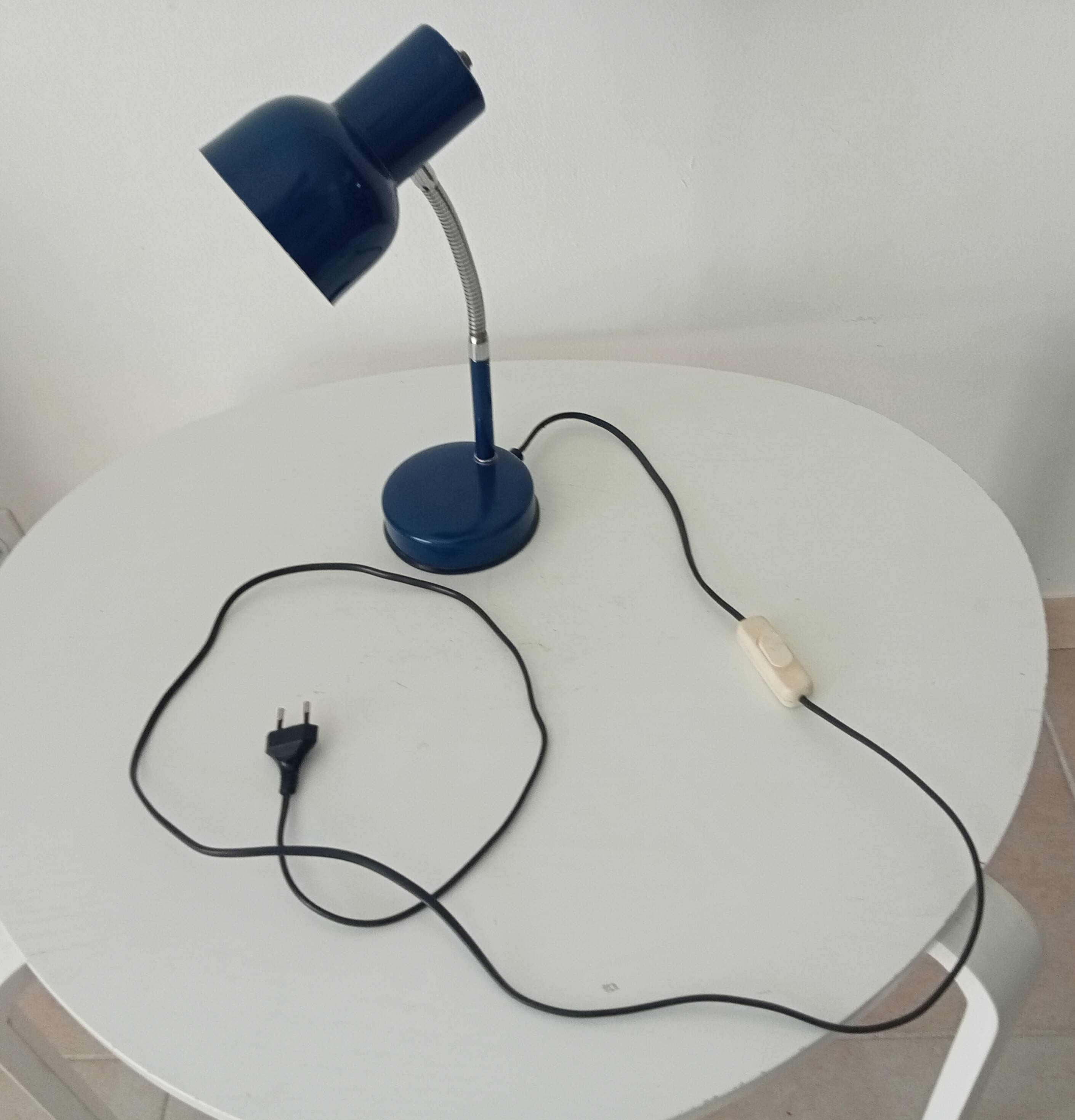 Lampe de bureau vintage Veneta Lumi Italie années 60