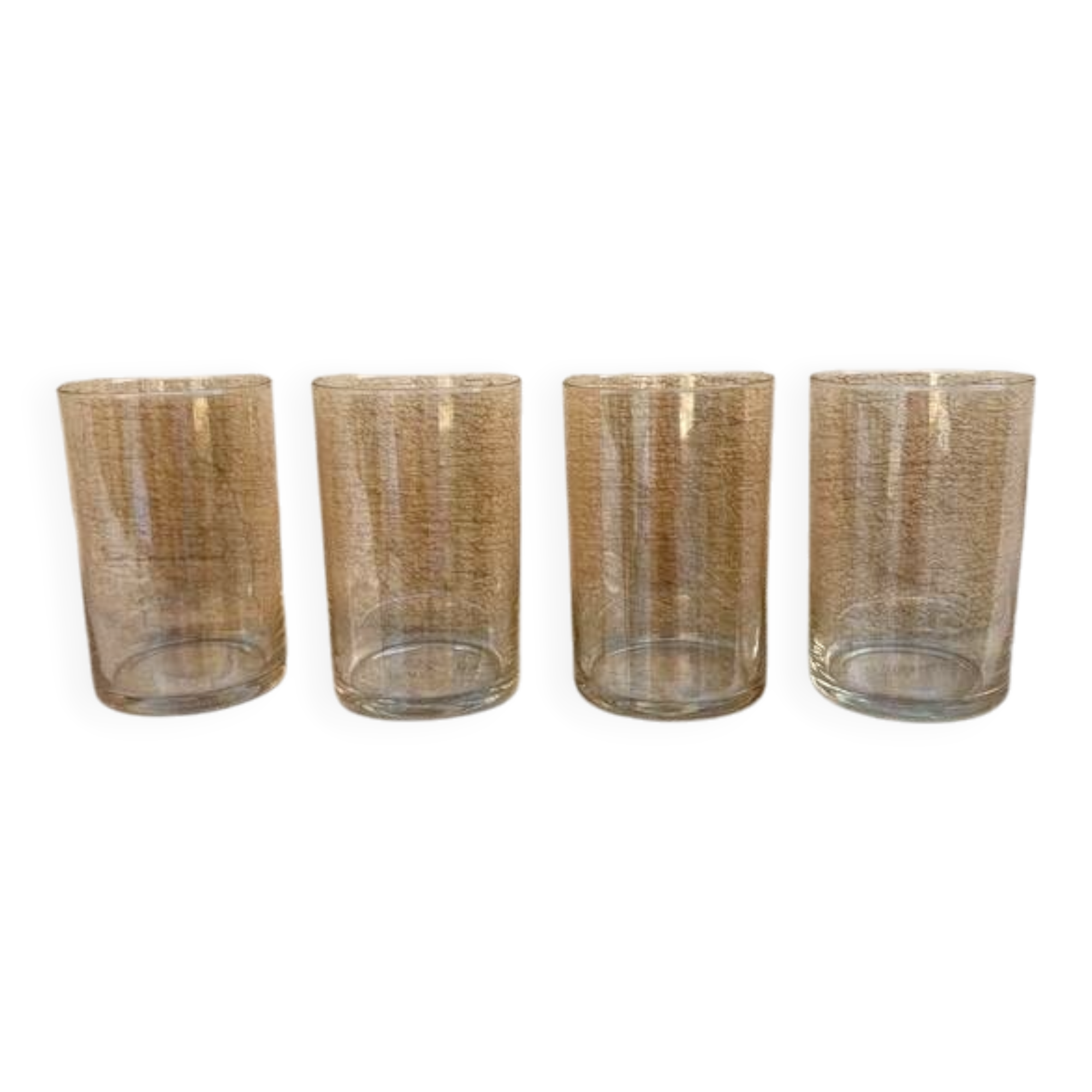 Iridescent vintage glasses