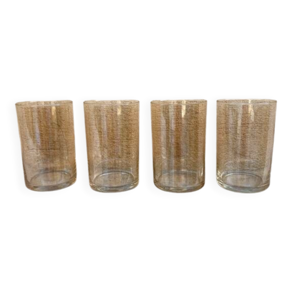 Verres vintage irisés