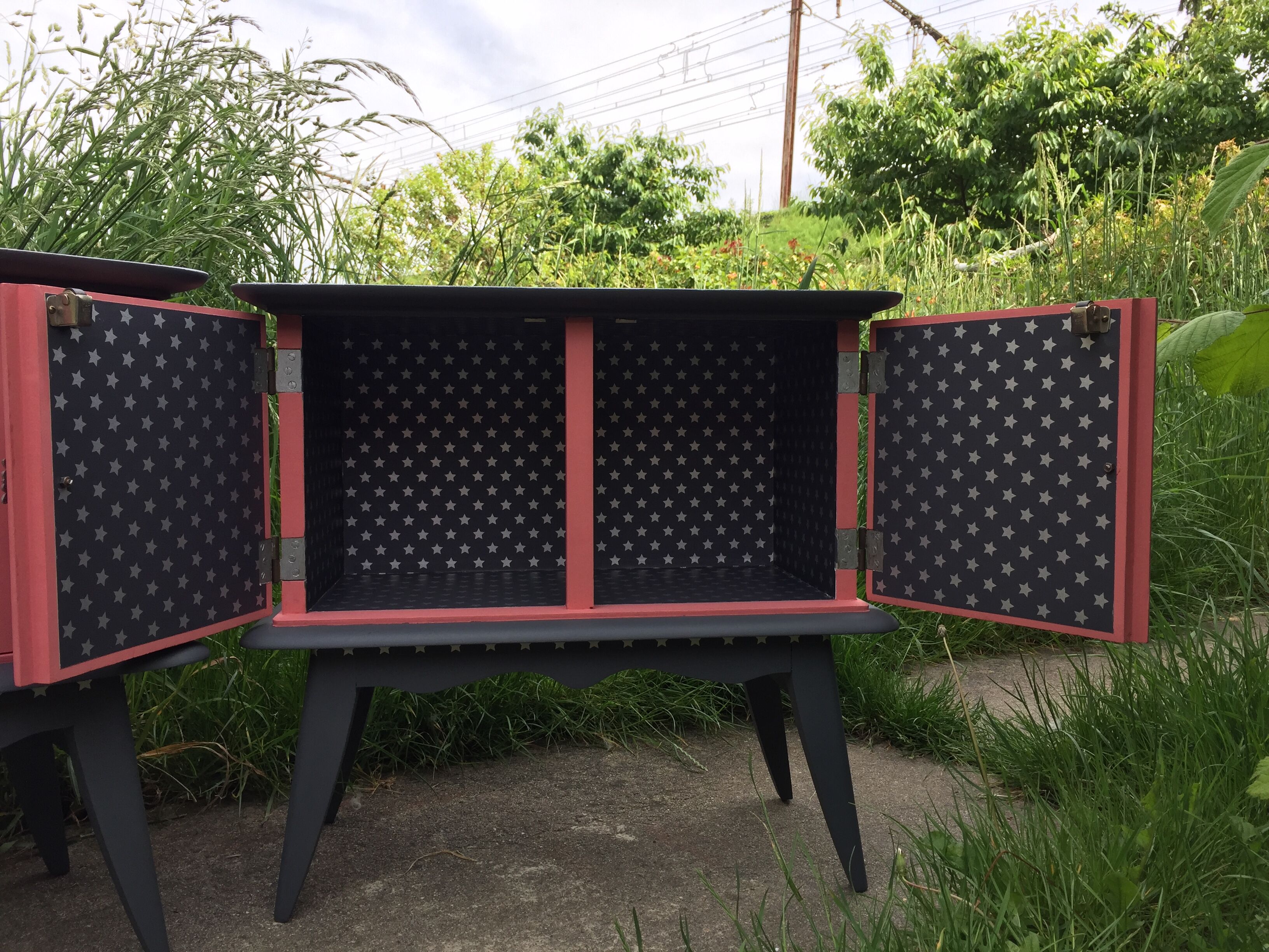 Pair of bedside starry night