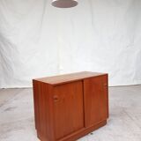 Mid century Danish media cabinet by Horsens Hjornebo