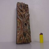 Studio ceramic wall plaque by Gerhard Liebenthron, Germany, 1983