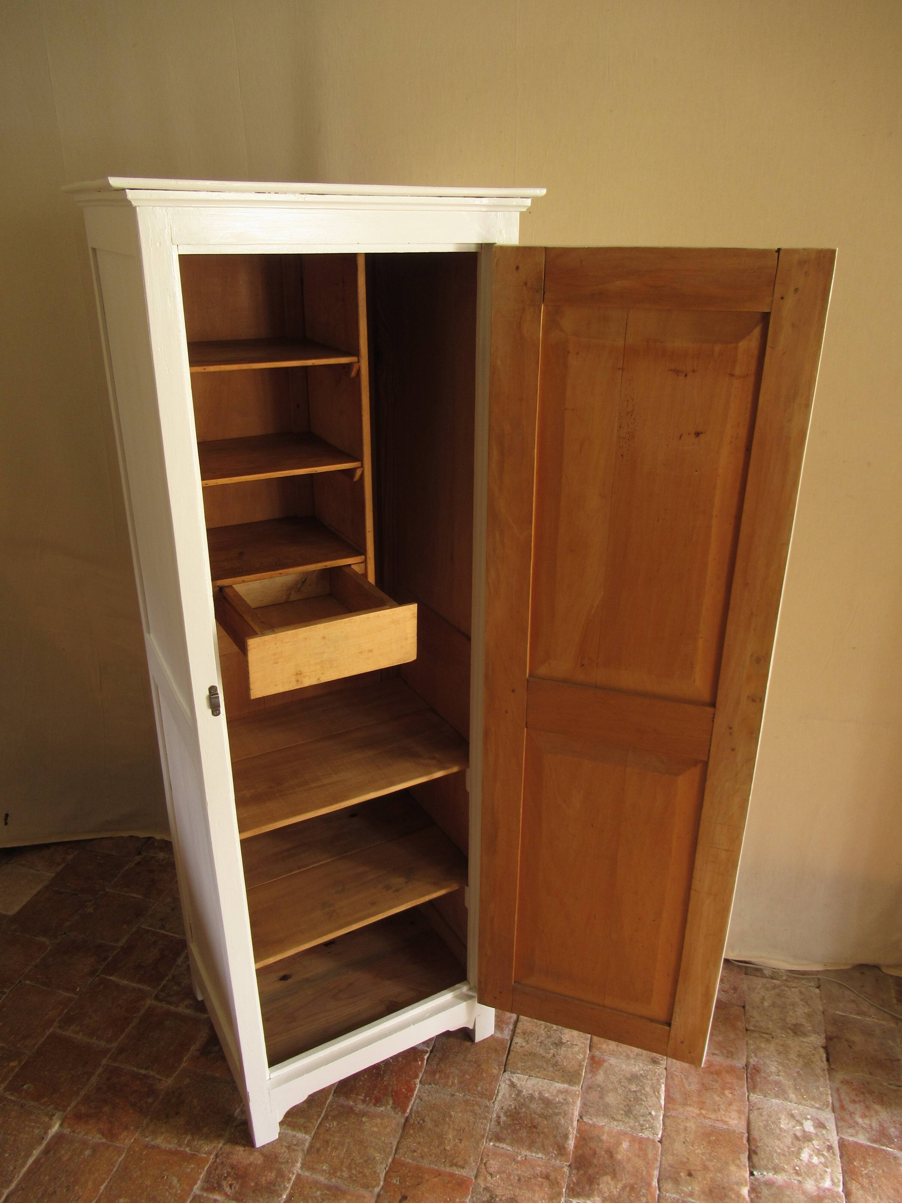 Parisian wardrobe with one door