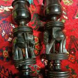 Ebony candlesticks
