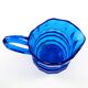 Art Deco creamer, cobalt glass, Belgium, 1930s