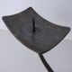 German Brutalist Iron Candleholder, 1960s