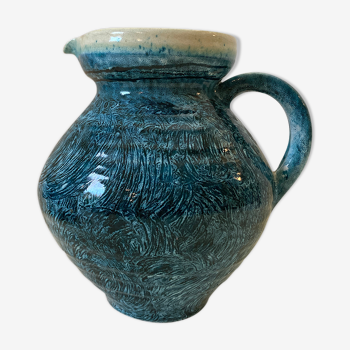 Vase pichet accolay - gallic blue