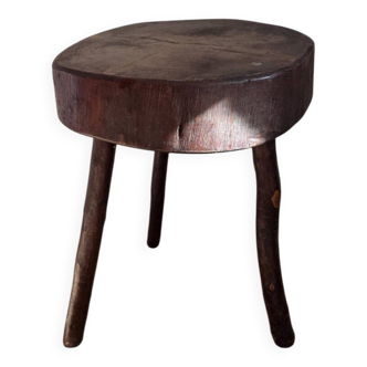 Brutalist tripod stool