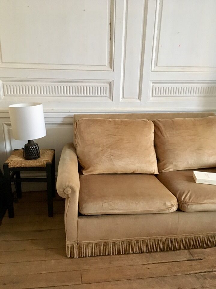 Vintage sofa years 50.60 velvet RAS