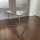 Vintage triangular Niels Gammelgaard Oti 1980s side, coffee table