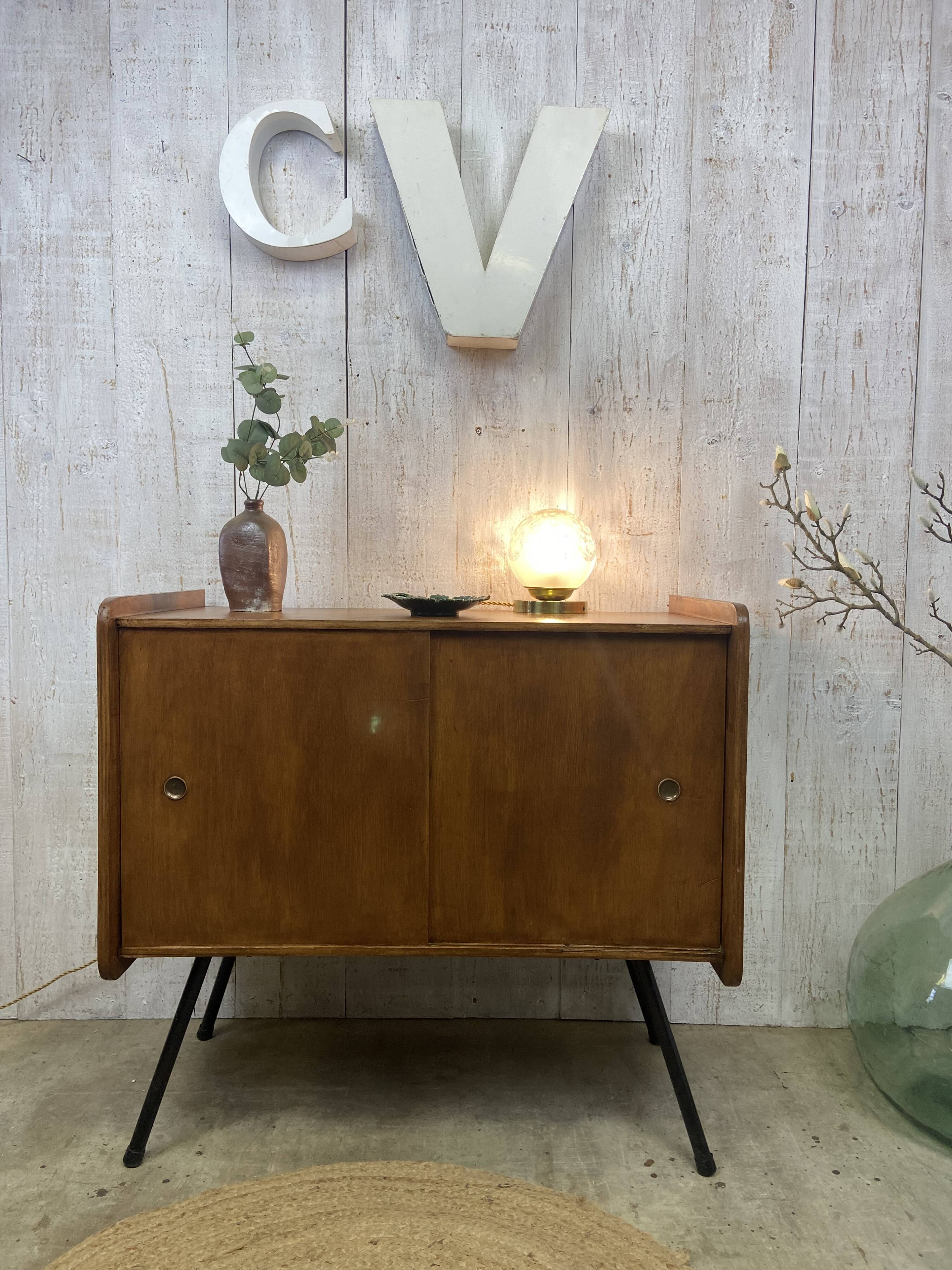Vintage vinyl cabinet