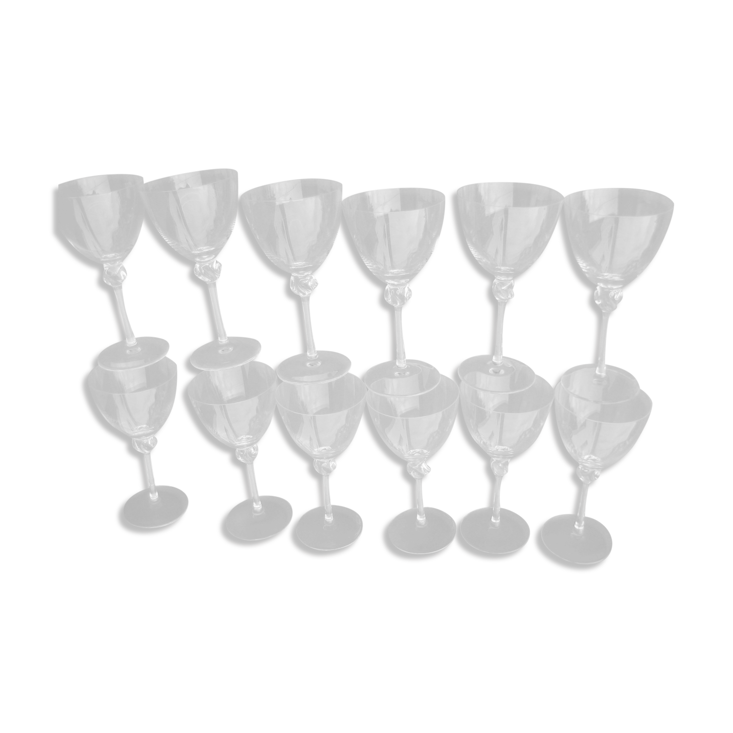 12 GLASSES with DAUM WINE, Bolero model