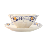 Saucière sarreguemines, ribeauville model, 1930/40, vintage french