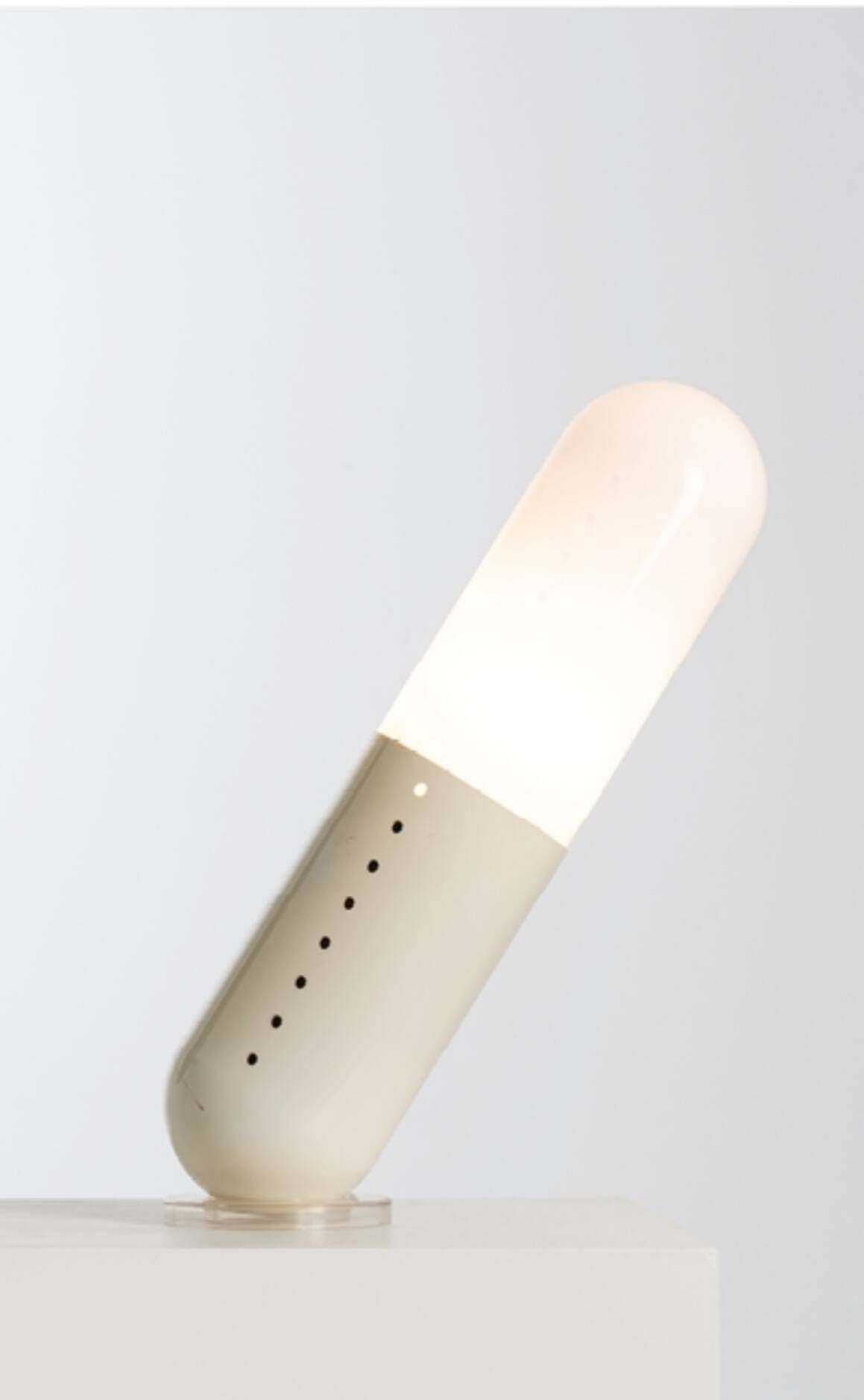 "Pillola" lamp by Cesare Casati 1968 out of production. Studio D. A.