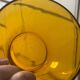 Vintage set of 4 amber brown Duralex bowls and véréco.