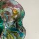 Ashtray, multicoloured Murano glass catchall.
