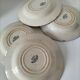 4 assiettes creuses Gien Bouquets de Roses terre de fer bleu de prusse