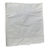 Embroidered 2-seater sheet CT linen new simple day cream