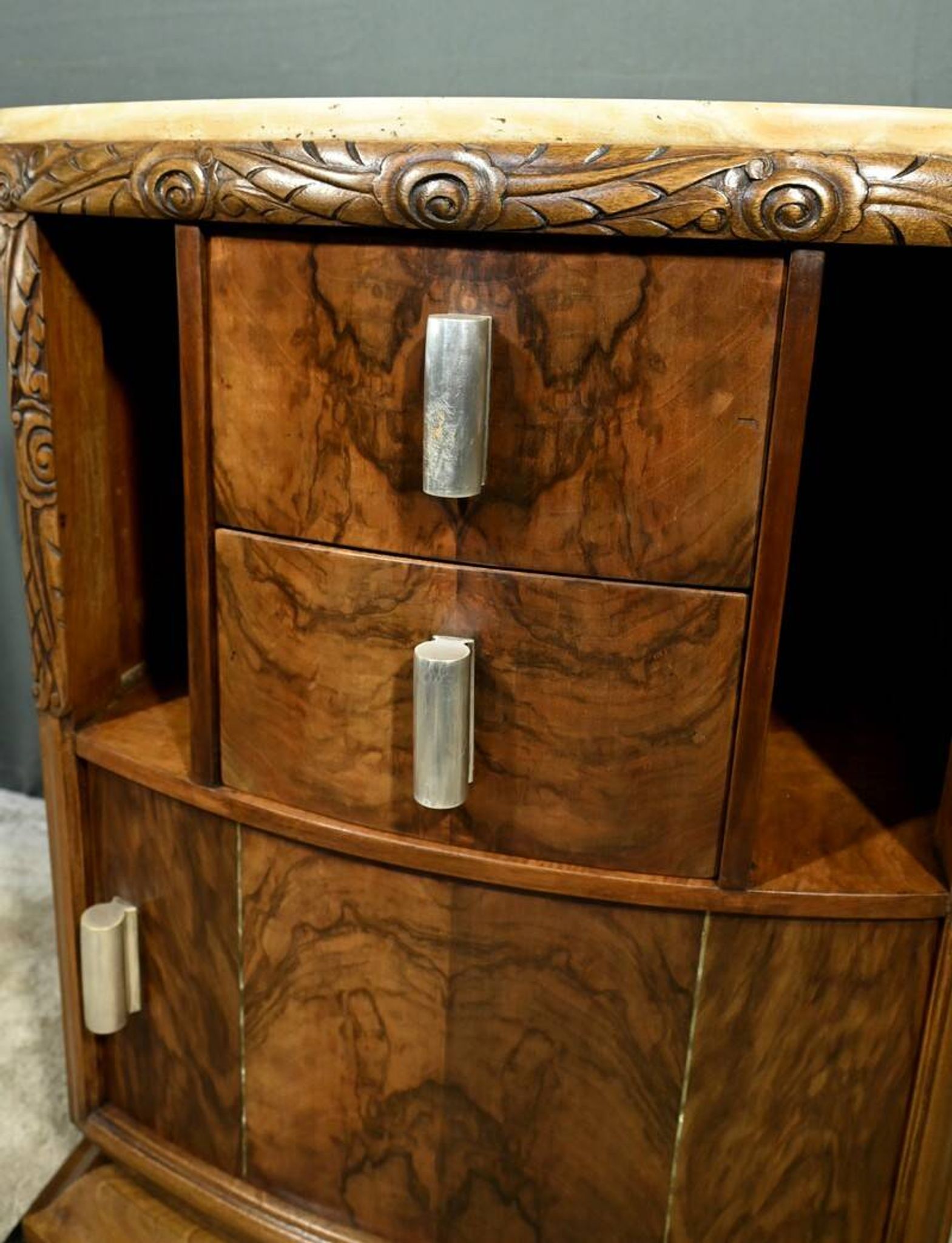 Chevet en Ronce de Noyer, Art Déco – 1930